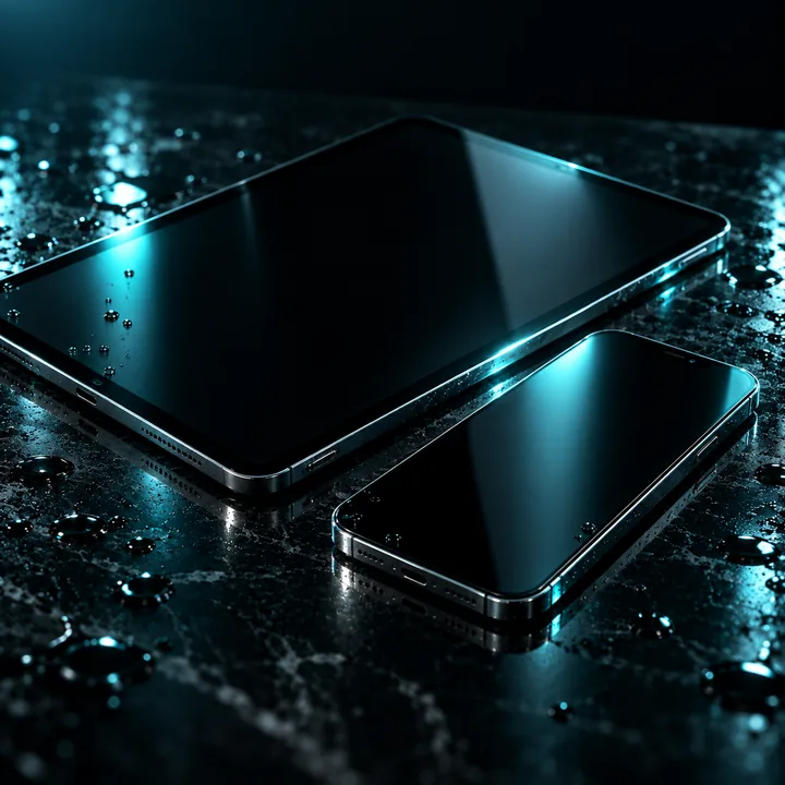 Tablet und Smartphone