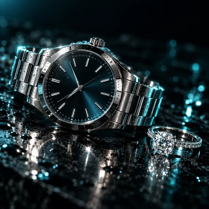 Armbanduhr und Ring
