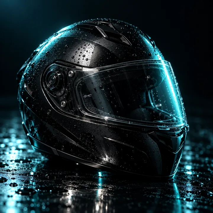 Motorradhelm mit Visier